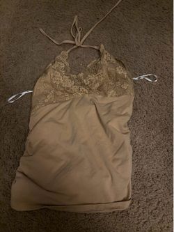 Tan colored shirt size small