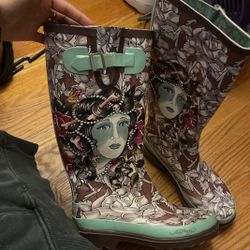 Ed Hardy Rain Boots 