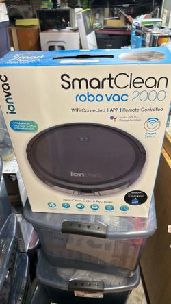 lonvac SmartClean 2000 Robovac, Multi-Surface Pet-Friendly Smart Mapping Robot Vacuum Cleaner with WiFi and App/Remote Control, Model #7687