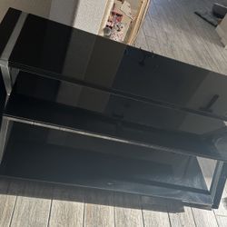 TV Stand Black with adjustable mount 