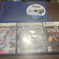 3 PS5 Games & 1 PS4 Game