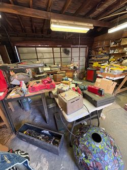 Stained glass artist estate sale
