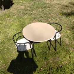 Child's Table And Two Chairs