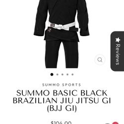 Jiu Jitsu Gi Brand New 