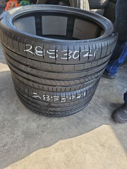 Pair 285/30/21 Pirelli PZERO