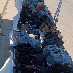 "Indestructible" steel toe shoes and boots..(Brand new)..Sizes 61/2-13 1/2..