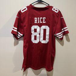 San Francisco 49ers Jersey Jerry Rice Stitched Nike Youth Jersey