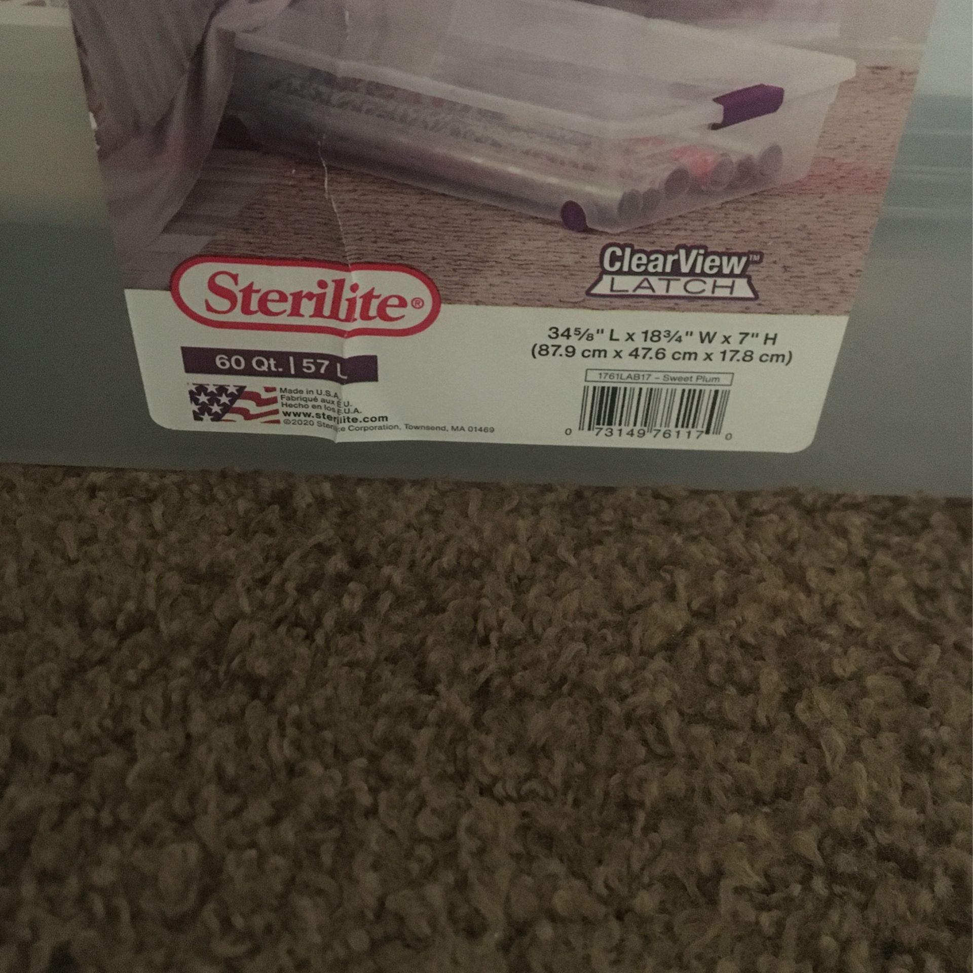 Sterilite Under bed 60 Qt. Bins 12 Each for Sale in Arcadia, CA OfferUp