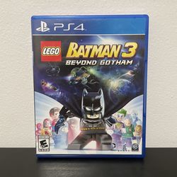 Lego Batman 3 Beyond Gotham PS4 Sony PlayStation 4 CIB Video Game DC Superman