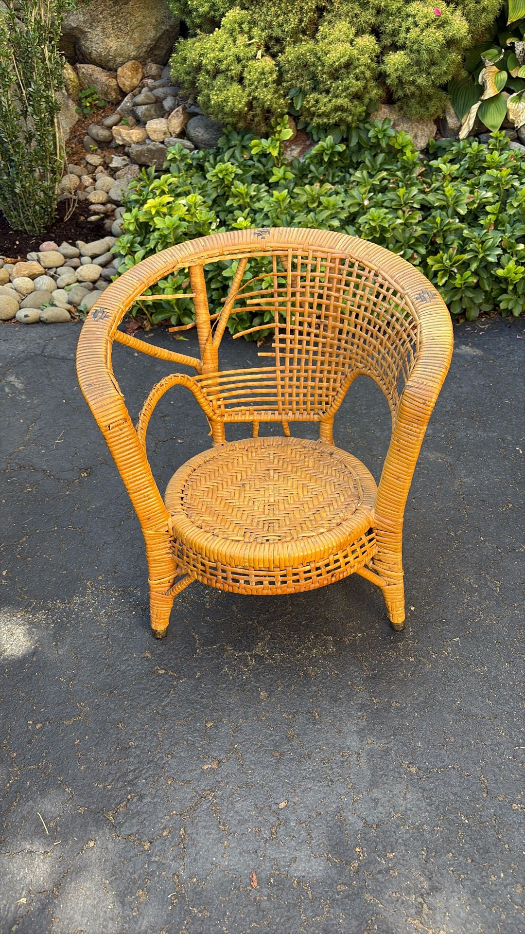 Child’s wicker chair