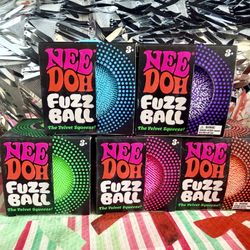 NeeDoh Fuzz Balls – Viral TikTok Fidget Toy (Velvety Feel)