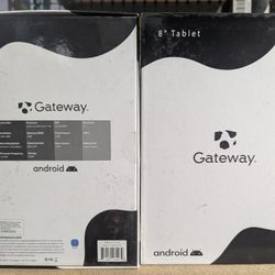 Gateway 8” Tablet, Quad Core, 32GB Storage, 2GB Memory, 0.3MP Front Camera, 2MP Rear Camera, USB-C, Sound ID, Android 10 Go Edition