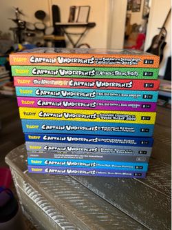 Captain Underpants Books 1-12 Complete FULL COLOR Collection (Hardcover)