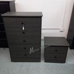 Gray Matte Bedroom Dresser Set!