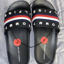 New Tommy Hilfiger Size 6 Slides