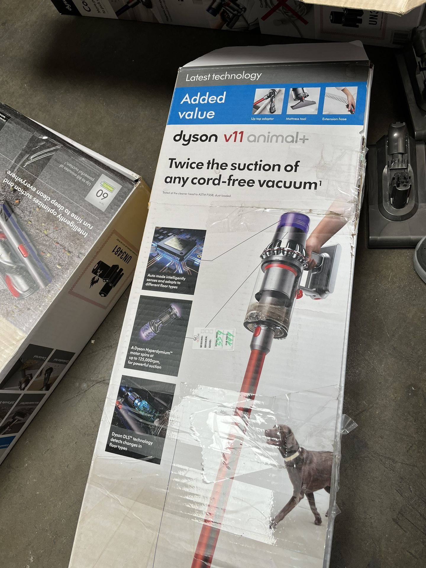 Dyson V11 Animal+ Cordless Red Wand Stick Vacuum Cleaner