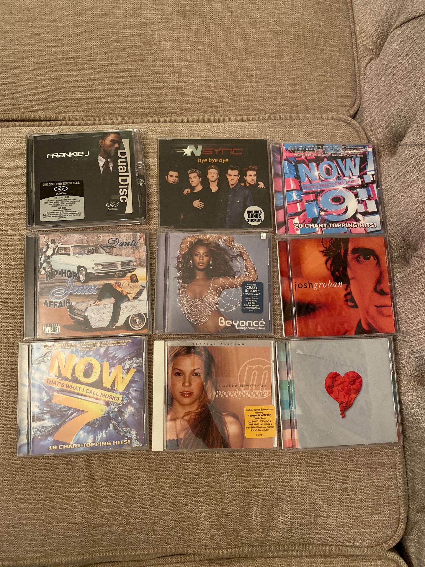 CDs, Beyoncé, Kanye West, Dante, Frankie J, Wendy Moore n more
