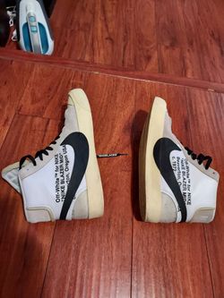 Nike Blazer off white color in excellent condition size 12