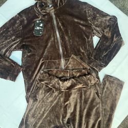 WOMENS PANS SET SIZE XL GRAY AND BROWN