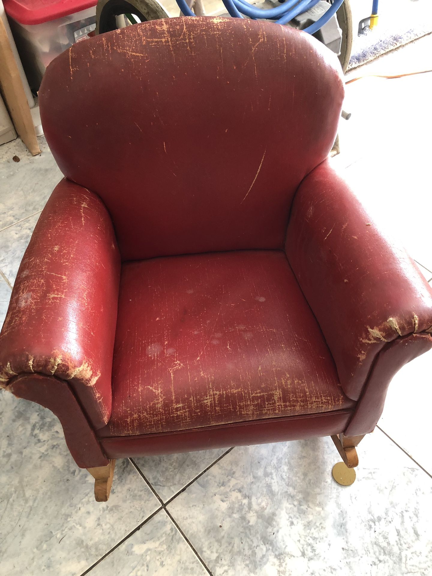 1950’s Child’s Padded Rocking Chair