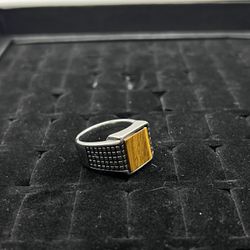 Men’s Tiger Eye Stone Ring 