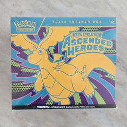 For Sale: Brand New in Box Pokemon Trading Card Game TCG Mega Evolutions Ascended Heroes Elite Trainer Box ETB