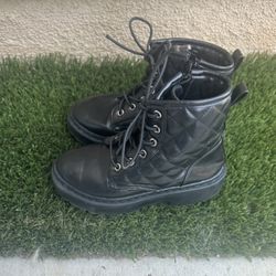 Black Lace Up Boots