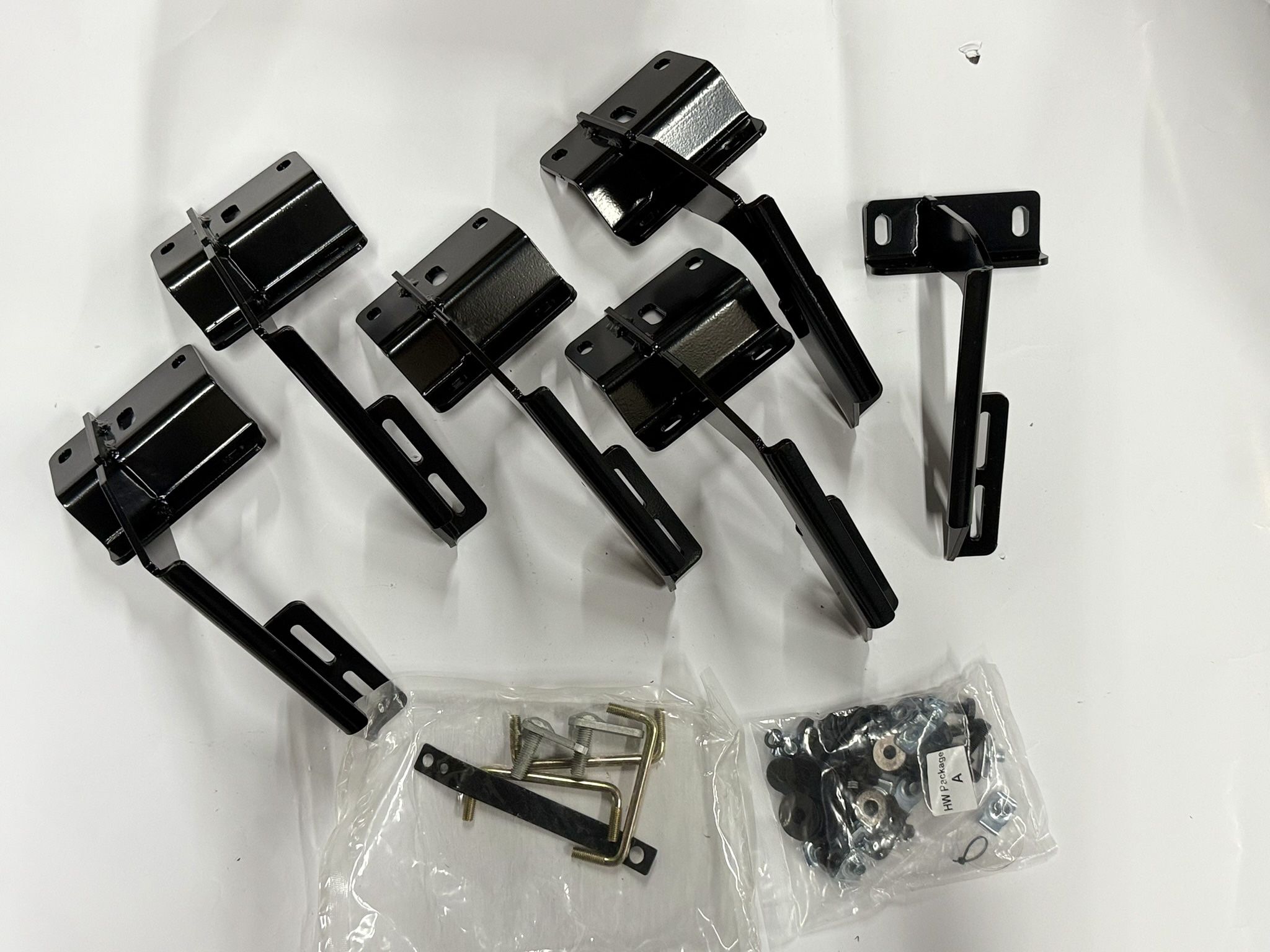 15-23 Ford Transit 6pc Running Board Brackets For Flat Steps Estribo 