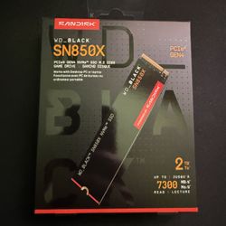 WD BLACK SN850X NVMe Internal SSD 2TB