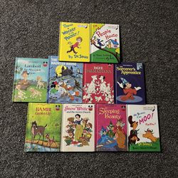 1980s Disney And Dr Seuss Books