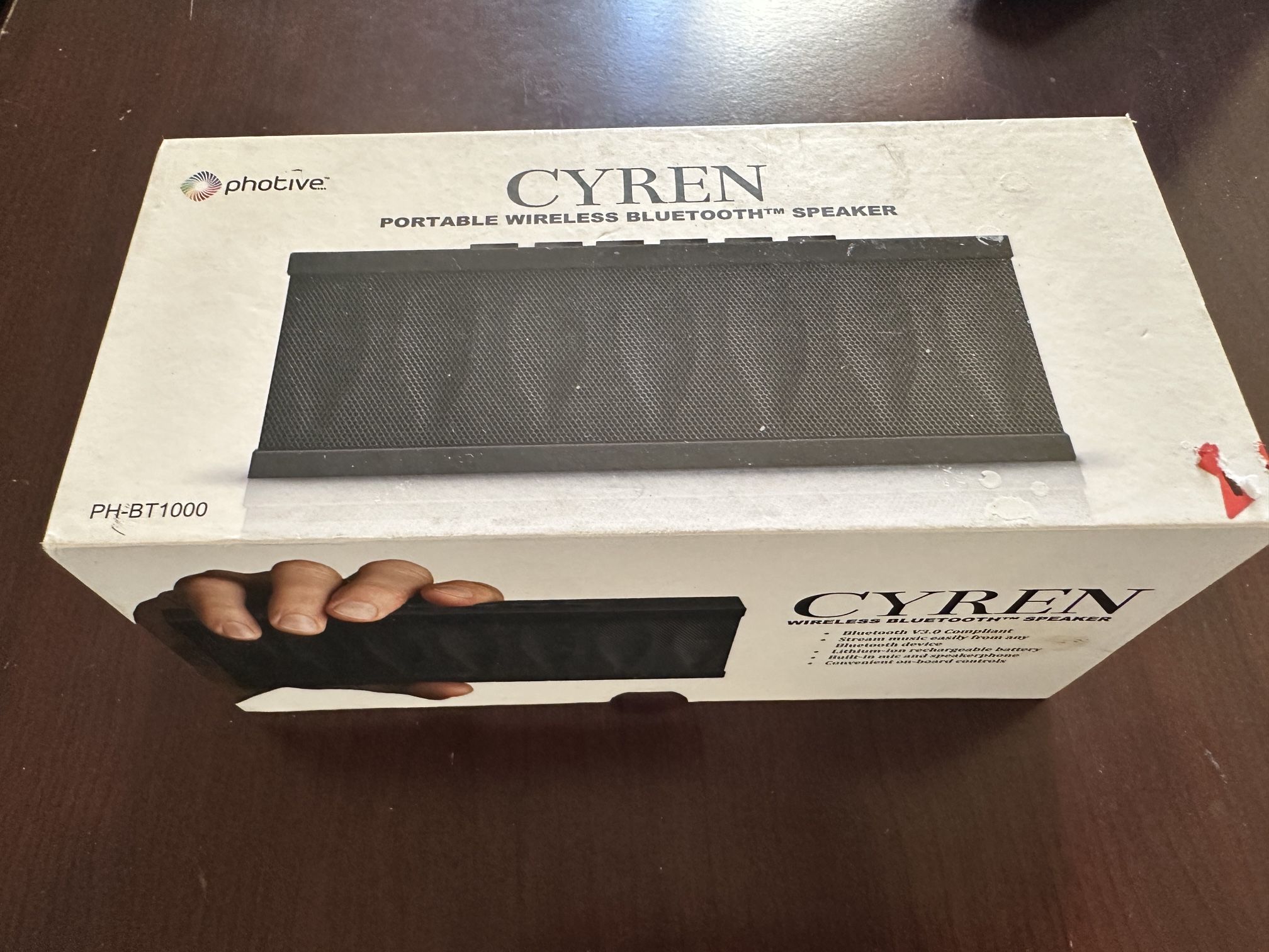 Photive Cyren PH-BT1000 Wireless Bluetooth Portable Speaker