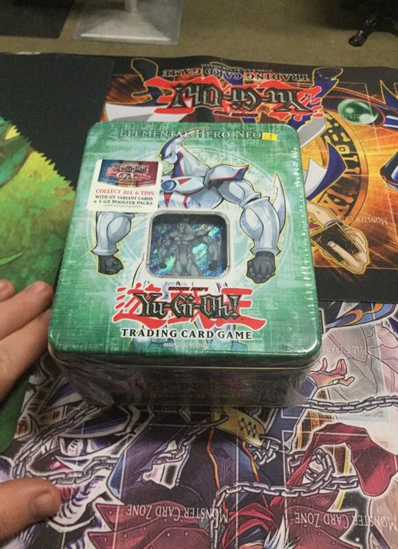Rare Sealed Yugioh Tin!! Elemental Hero Neos! 40$
