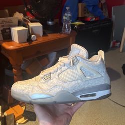 Sz 11 Jordan 4 “laser” Authentic,    No Og Soles/ Box
