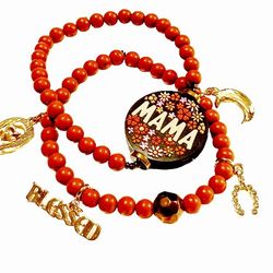 Mama Charm Bracelet Set