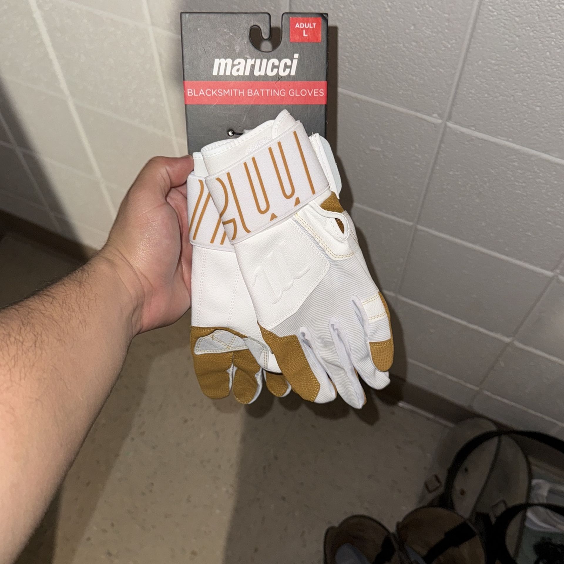 Marucci Black Smith Batting Gloves