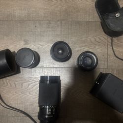 Camera Lenses (canon +tamron)