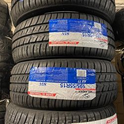 195/55/15 Tires New Set