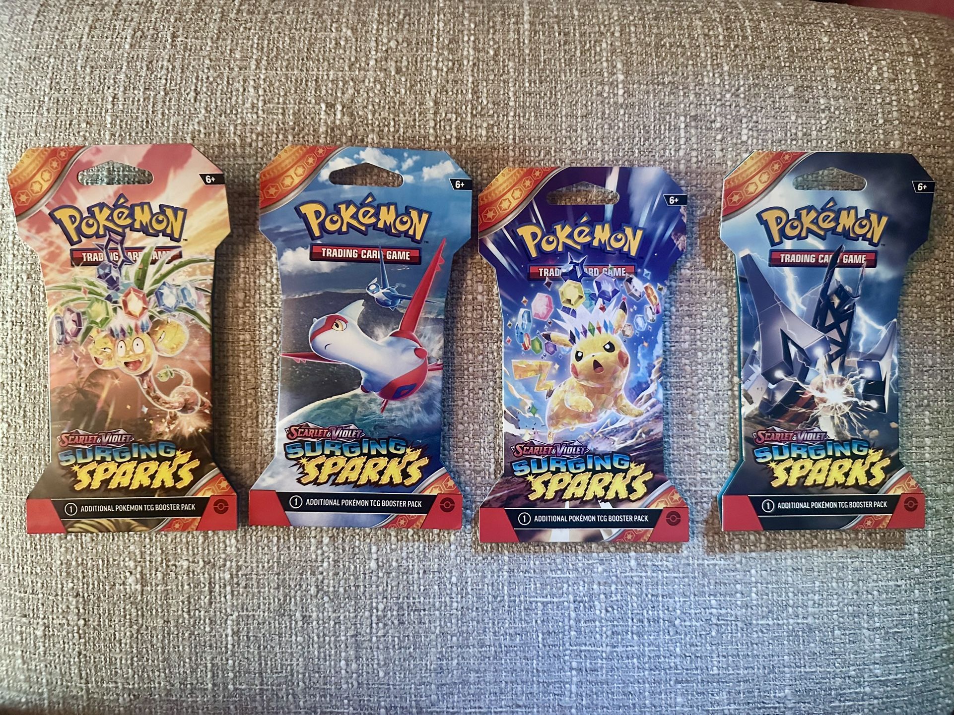 Pokemon Surging Sparks Sleeve Booster Packs