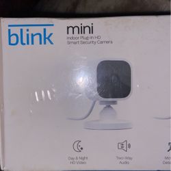 Blink Mini Indoor Plug In HD Smart Camera