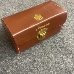 Vintage abu Garcia Sweden Fishing Reel Case Ambassadeur Brown
