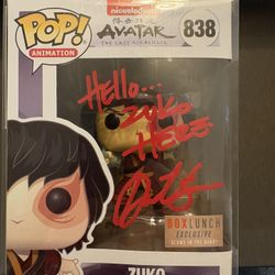 Signed Zuko Funko