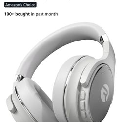 Raycon Everyday Wireless Bluetooth Over Ear Headphones, with Active Noise Cancelling, Awareness Mode and Built in Microphone, IPX 4 Water Resistance, 
