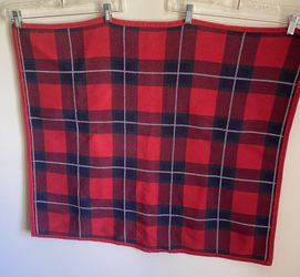 Janie and Jack Plaid Blanket. 100% Cotton