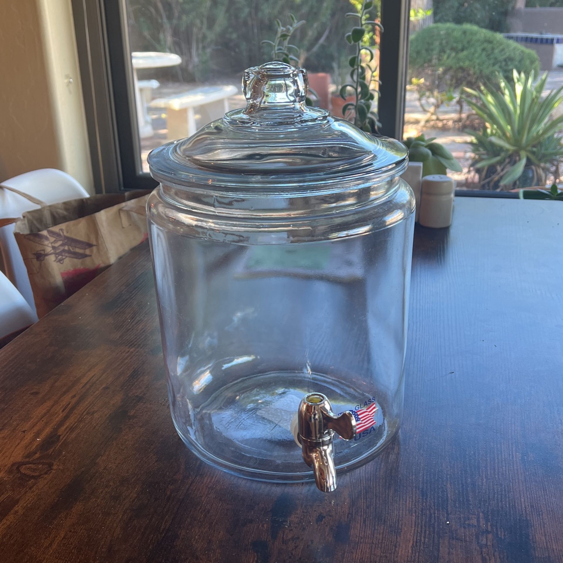 Anchor Hocking Glass Drink Dispenser