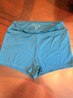 American Eagle The Everything Shortie Spandex Shorts – Women's Size L – Teal Blue