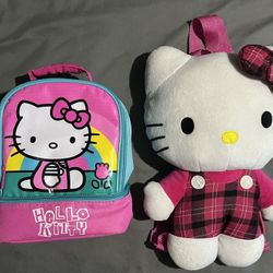 Hello Kitty Lunch Bag and Backpack 