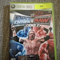 Smack Down Vs Raw 2007 Xbox 360