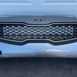 GRAY KIA SPORTAGE FRONT BUMPER 2017 2018 2019