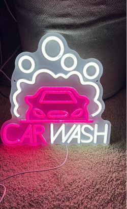 Car Wash LED Neon Sign