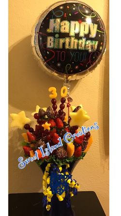 BDay fruit arragment